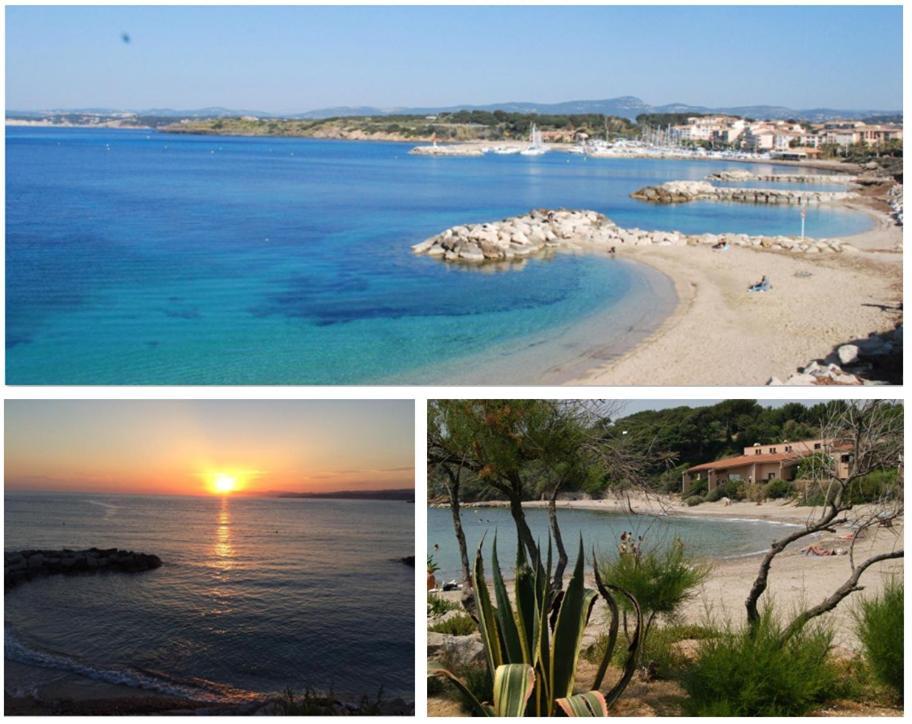 Appartamento T2 Coudouliere Les Rivages Front De Mer Six-Fours-les-Plages Esterno foto